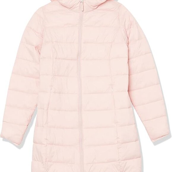 Women's Lightweight Water-Resistant Packable Hooded Puffer Coat (XS) - Picture 6 of 7